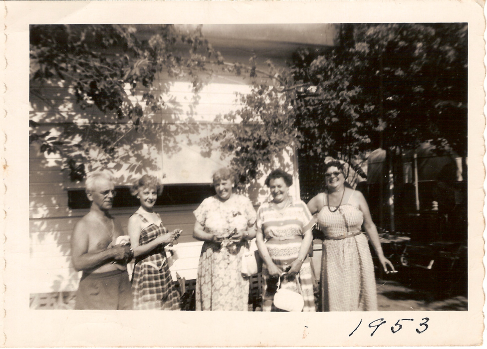 Dolores Inman Alice Sirois Adeline Bergeron 1953